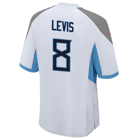 T.Titans #8 Will Levis Player White Home Game Football Jerseys