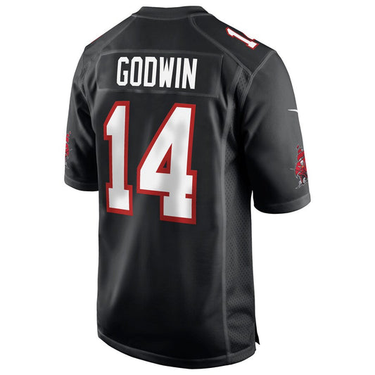 TB.Buccaneers #14 Chris Godwin Jr. Player Black Game Fashion Football Jerseys