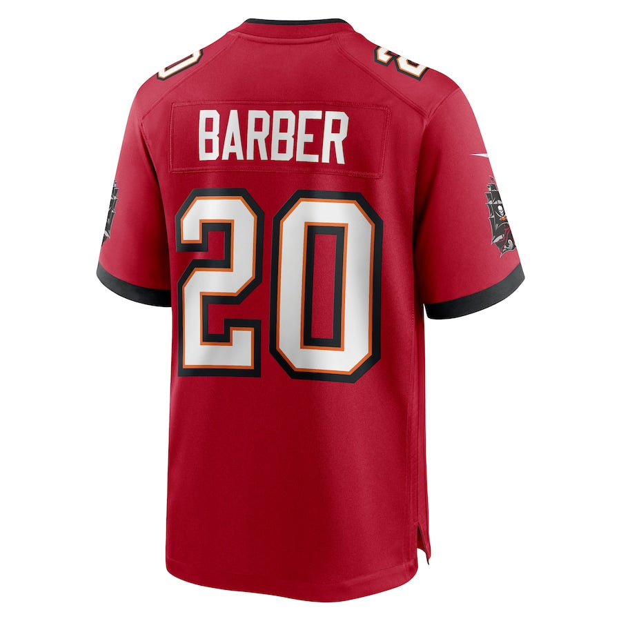 TB.Buccaneers #20 Ronde Barber Player Red Home Game Football Jerseys