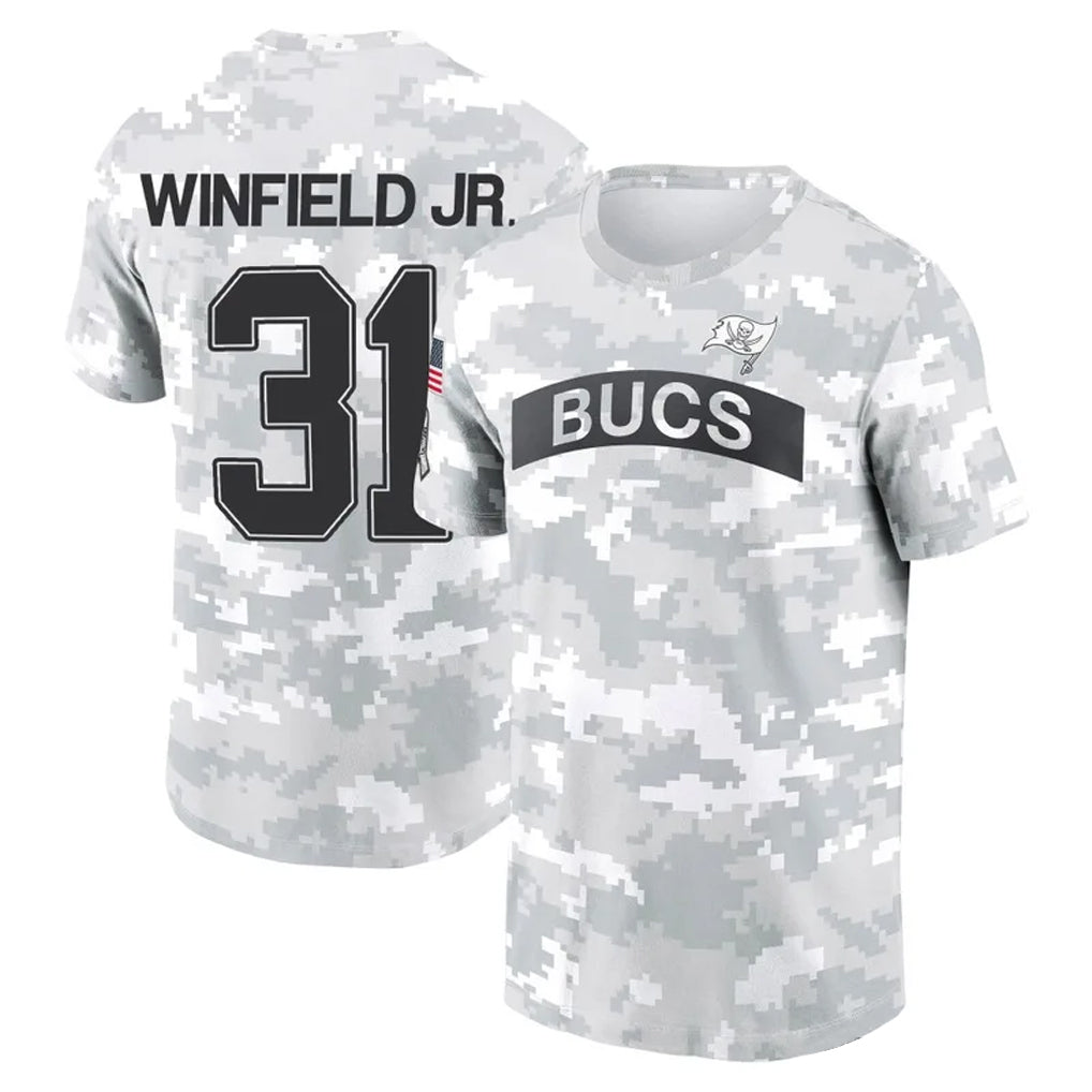 TB.Buccaneers #31 Antoine Winfield Jr. Player Salute to Service Hoodies T-Shirts Football Jerseys
