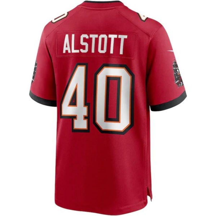 #40 Mike Alstott Player TB.Buccaneers Red Game Football Jerseys