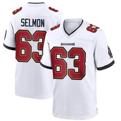 TB.Buccaneers #63 Lee Roy Selmon Player White Game Football Jerseys
