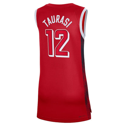 USA Basketball #12 Diana Taurasi Unisex Swingman Player Jersey - Red Stitched American Basketball Jersey