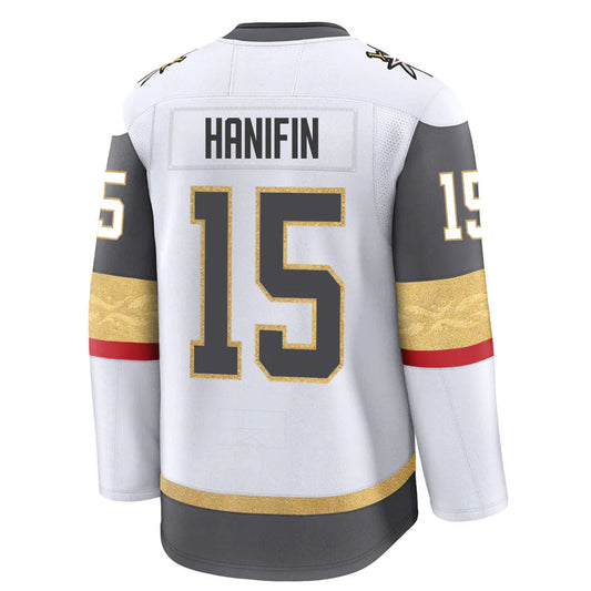 V.Golden Knights #15 Noah Hanifin Player Fanatics Home Breakaway White Hockey Jerseys