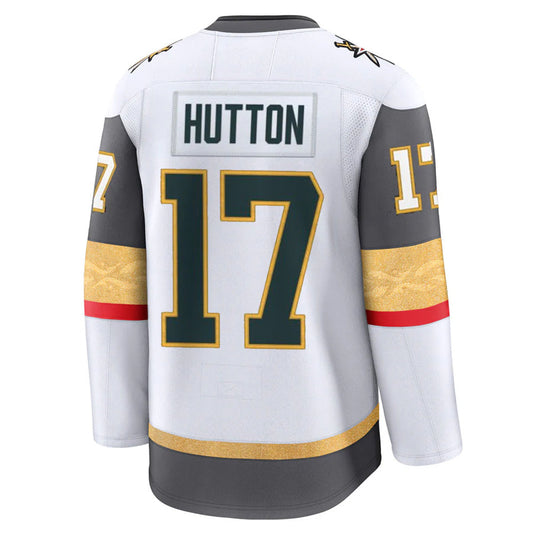 V.Golden Knights #17 Vegas Golden Player Fanatics Premium White Hockey Jerseys
