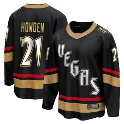 V.Golden Knights #21 Brett Howden Player Black Special Edition Hockey Jerseys