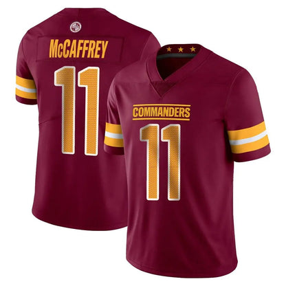 W.Commanders #11 Luke McCaffrey Player Burgundy Vapor F.U.S.E. Limited Football Jerseys