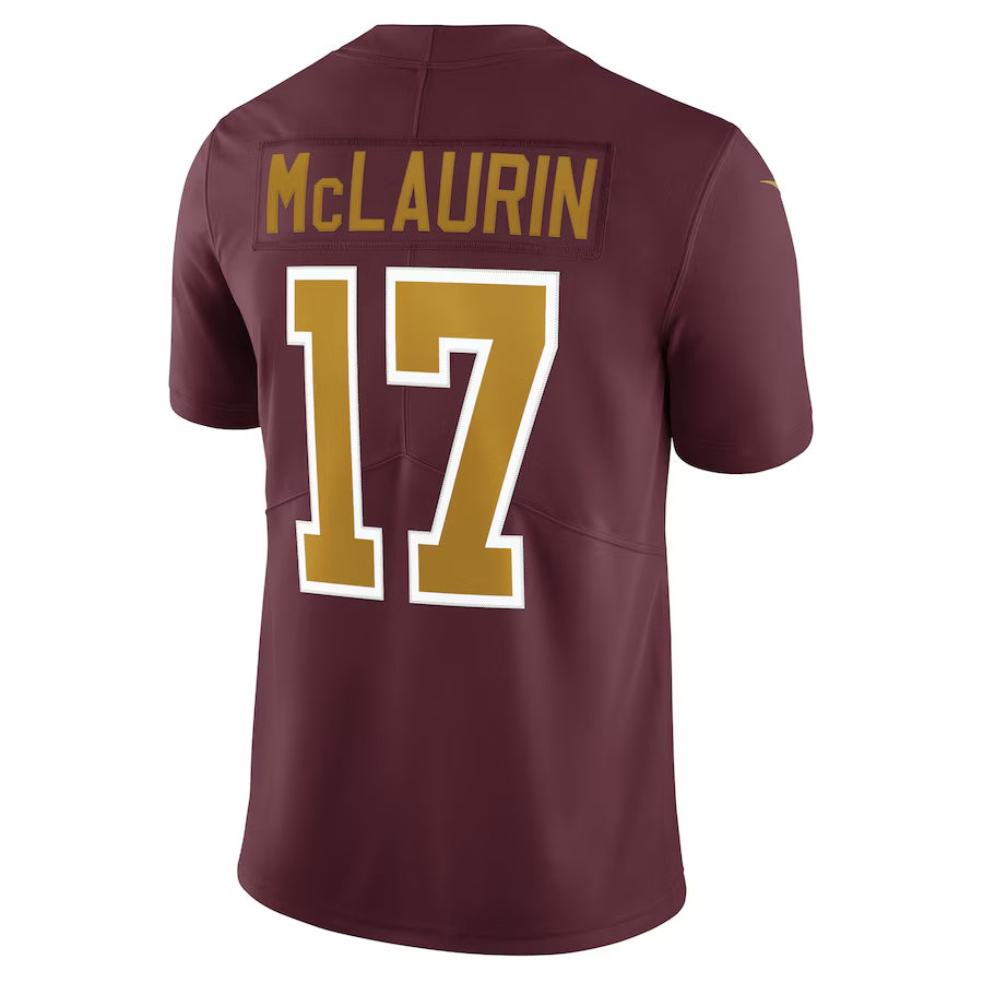 W.Commanders #17 Terry McLaurin Player Burgundy Alternate Vapor Limited Football Jerseys