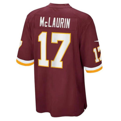 W.Commanders #17 Terry McLaurin Burgundy Player Game Football Jerseys